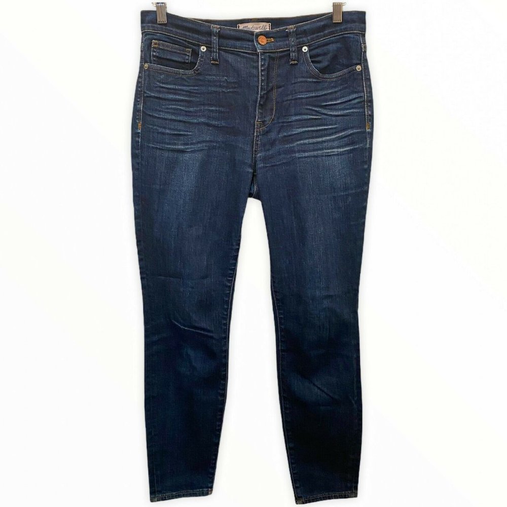 Madewell High Riser Skinny Denim Medium Wash Blue